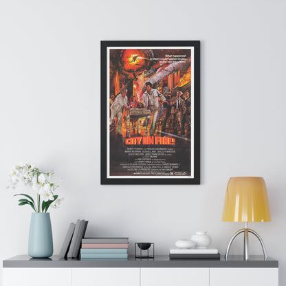 CITY ON FIRE 1979 - Framed Movie Poster-The Sticker Space