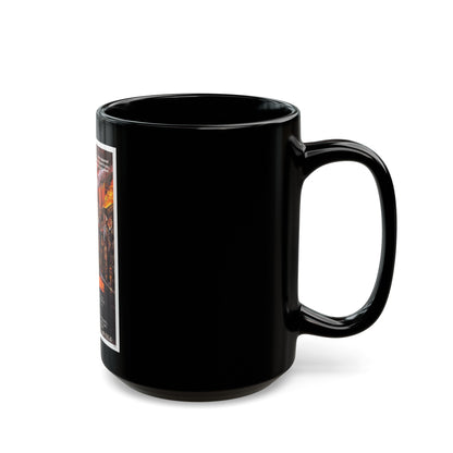 CITY ON FIRE 1979 Movie Poster - Black Coffee Mug-The Sticker Space