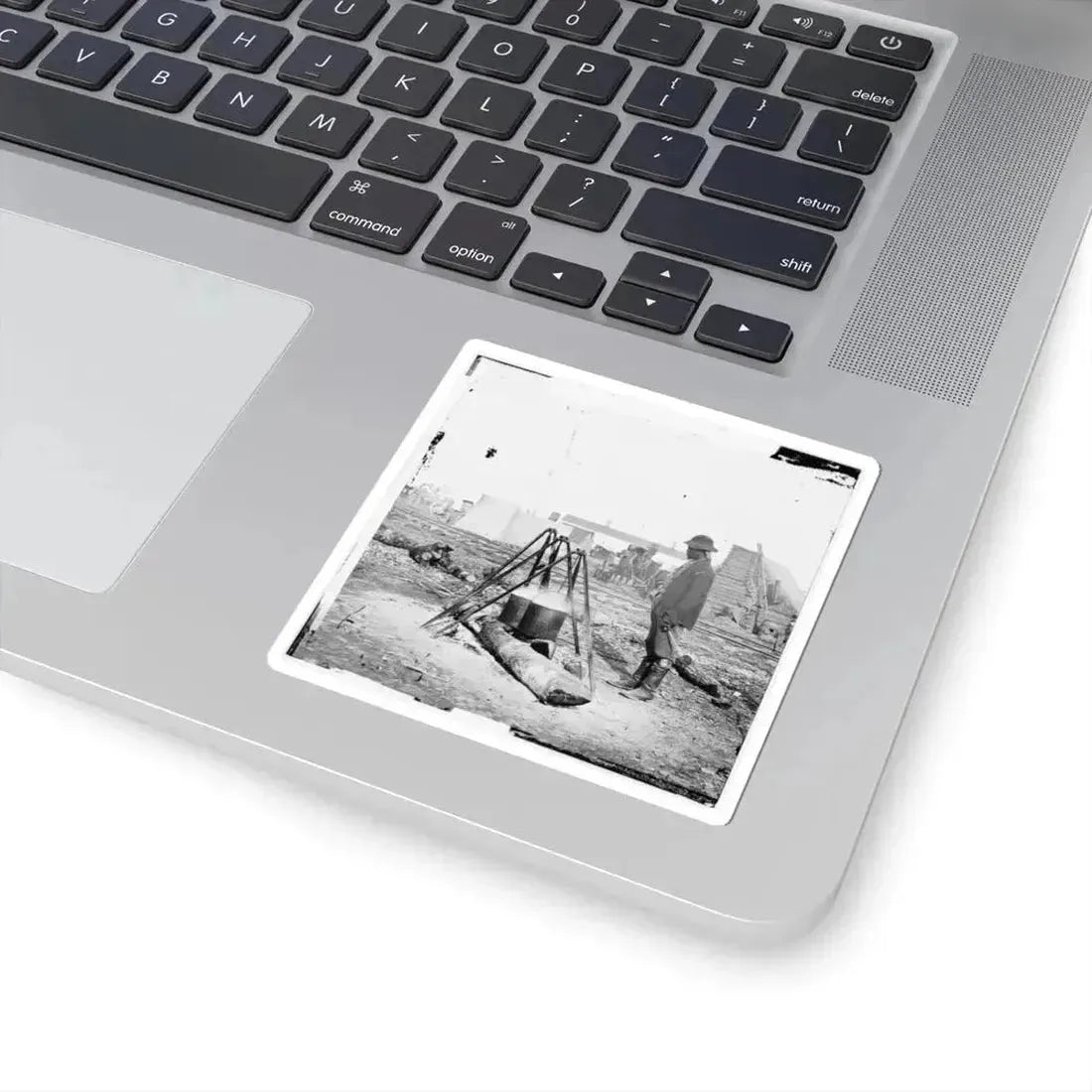 City Point, Va. African American Army Cook at Work (U.S. Civil War) STICKER Vinyl Kiss-Cut Decal - The Sticker Space