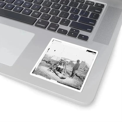 City Point, Va. African American Army Cook at Work (U.S. Civil War) STICKER Vinyl Kiss-Cut Decal - The Sticker Space