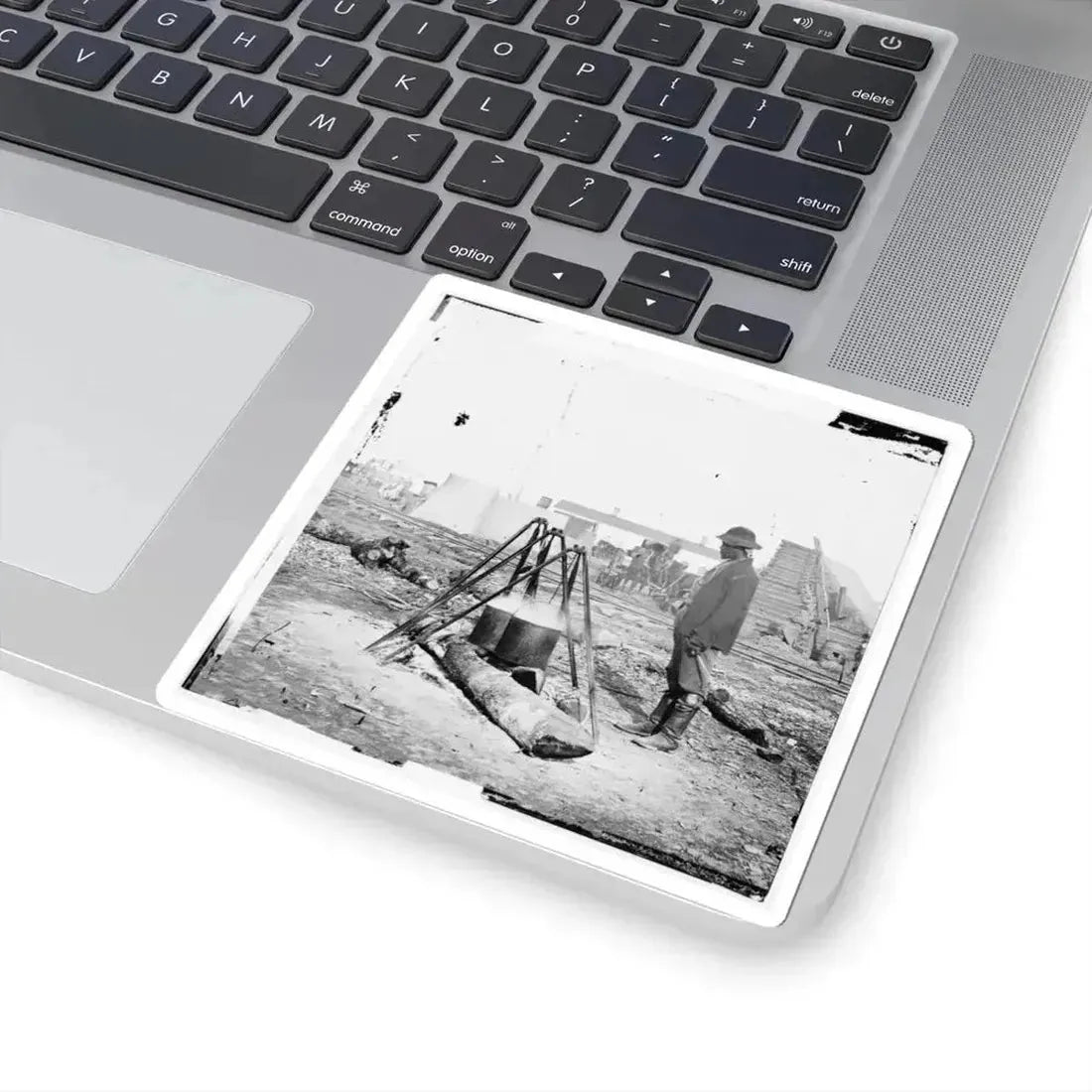 City Point, Va. African American Army Cook at Work (U.S. Civil War) STICKER Vinyl Kiss-Cut Decal - The Sticker Space