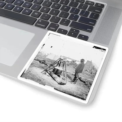 City Point, Va. African American Army Cook at Work (U.S. Civil War) STICKER Vinyl Kiss-Cut Decal - The Sticker Space