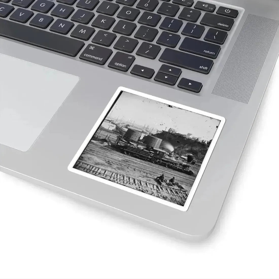 City Point, Va. Another Locomotive at the Same Point (U.S. Civil War) STICKER Vinyl Kiss-Cut Decal - The Sticker Space