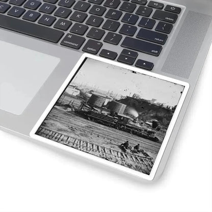 City Point, Va. Another Locomotive at the Same Point (U.S. Civil War) STICKER Vinyl Kiss-Cut Decal - The Sticker Space