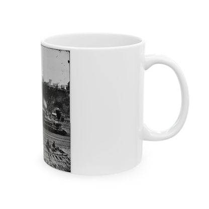 City Point, Va. Another Locomotive At The Same Point (U.S. Civil War) White Coffee Mug