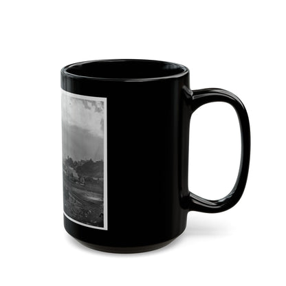 City Point, Va. Federal Supplies Deposited On The Landing (U.S. Civil War) Black Coffee Mug