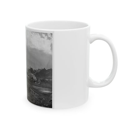 City Point, Va. Federal Supplies Deposited On The Landing (U.S. Civil War) White Coffee Mug