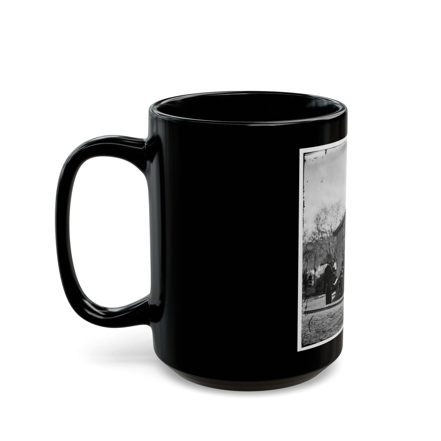 City Point, Va. Members Of Gen. Ulysses S. Grant's Staff (U.S. Civil War) Black Coffee Mug