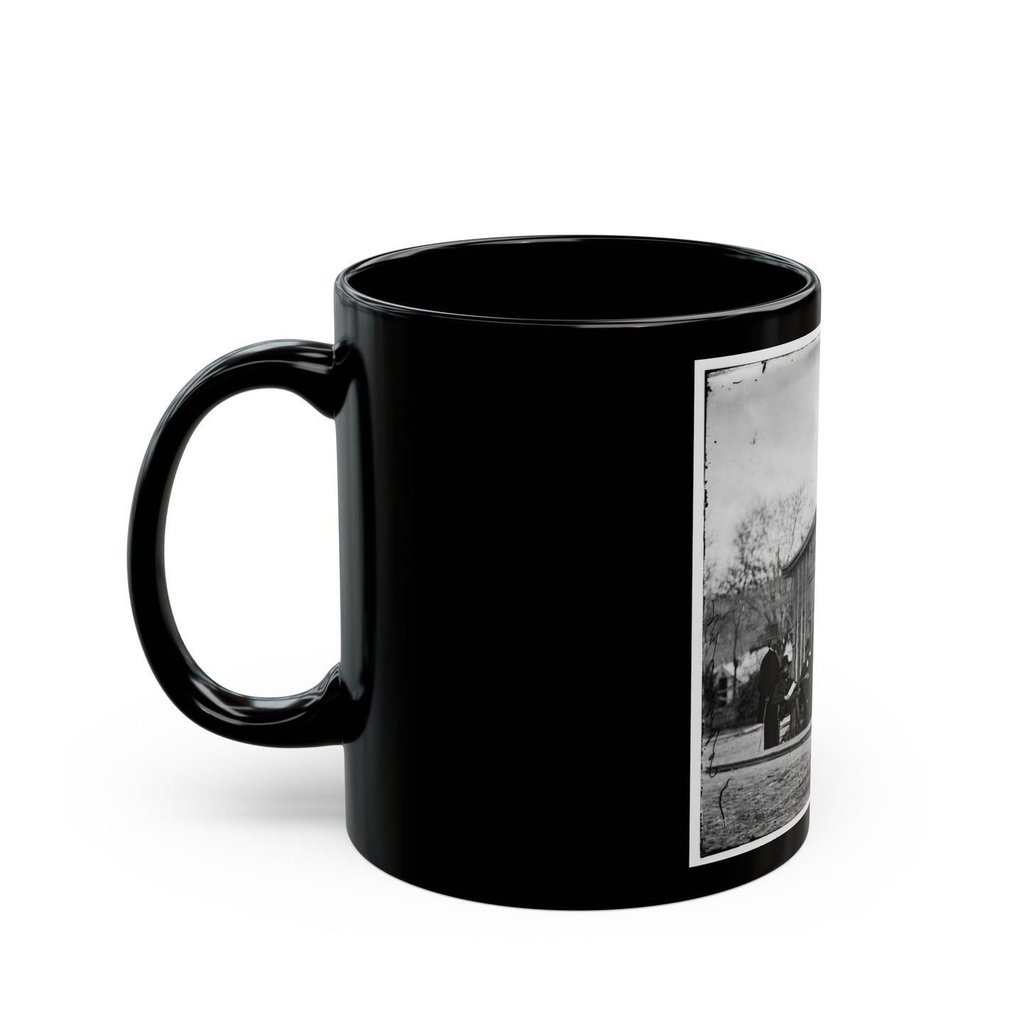 City Point, Va. Members Of Gen. Ulysses S. Grant's Staff (U.S. Civil War) Black Coffee Mug