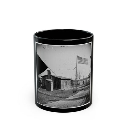 City Point, Va. Rear View Of Gen. Ulysses S. Grant's Headquarters (U.S. Civil War) Black Coffee Mug