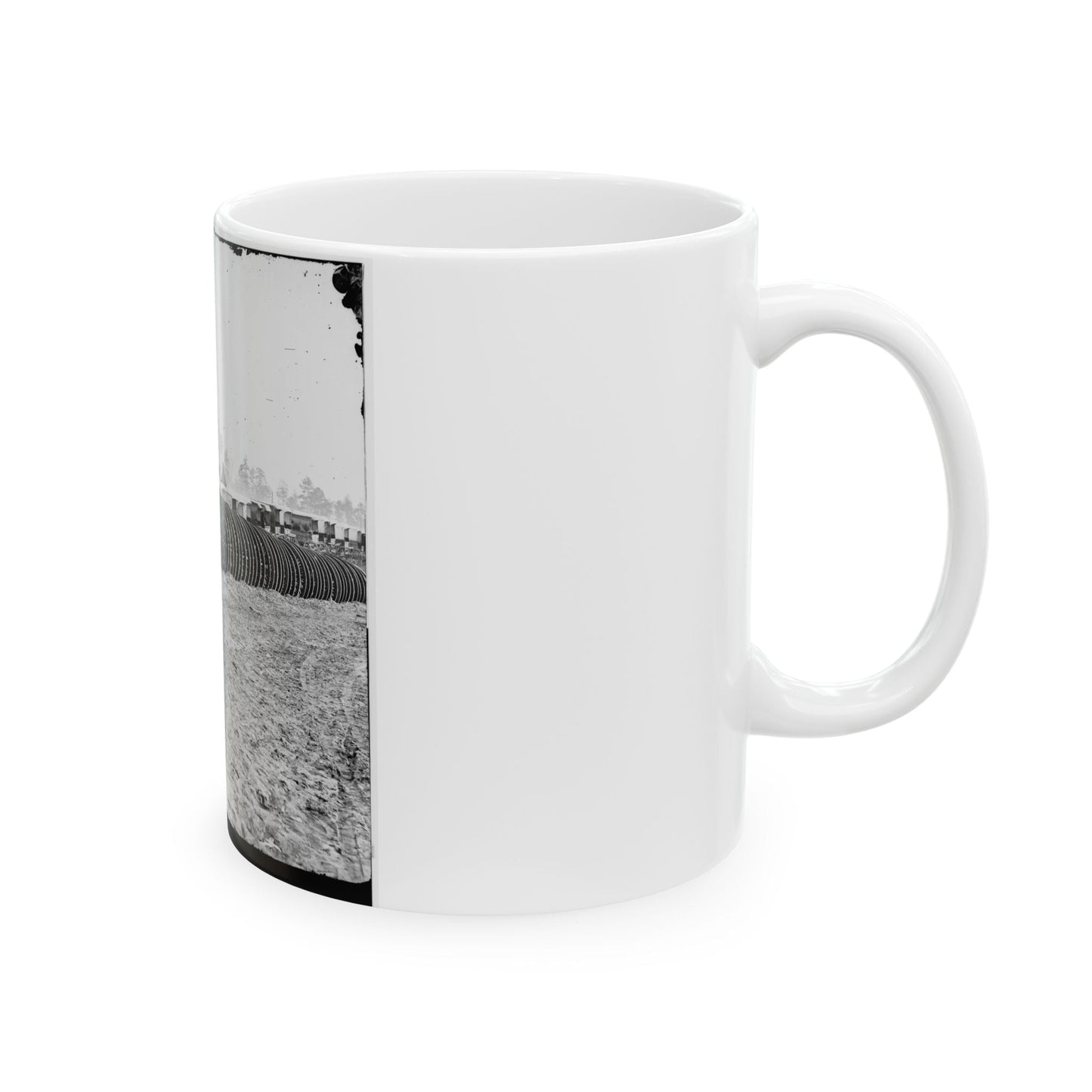 City Point, Virginia (Vicinity). Park Of Army Wagon Wheels (U.S. Civil War) White Coffee Mug