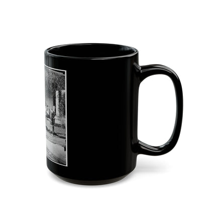 City Point, Virginia. Gen. Rufus Ingalls' Horse And Dog (U.S. Civil War) Black Coffee Mug