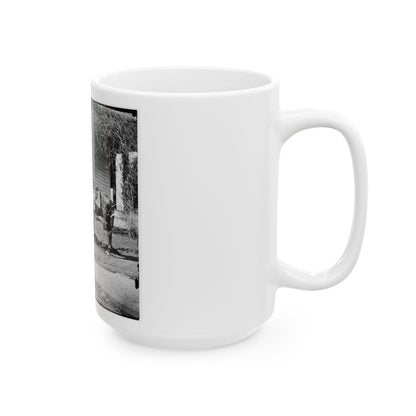 City Point, Virginia. Gen. Rufus Ingalls' Horse And Dog (U.S. Civil War) White Coffee Mug