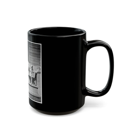 City Point, Virginia. General Rufus Ingall's Coach Dog (U.S. Civil War) Black Coffee Mug