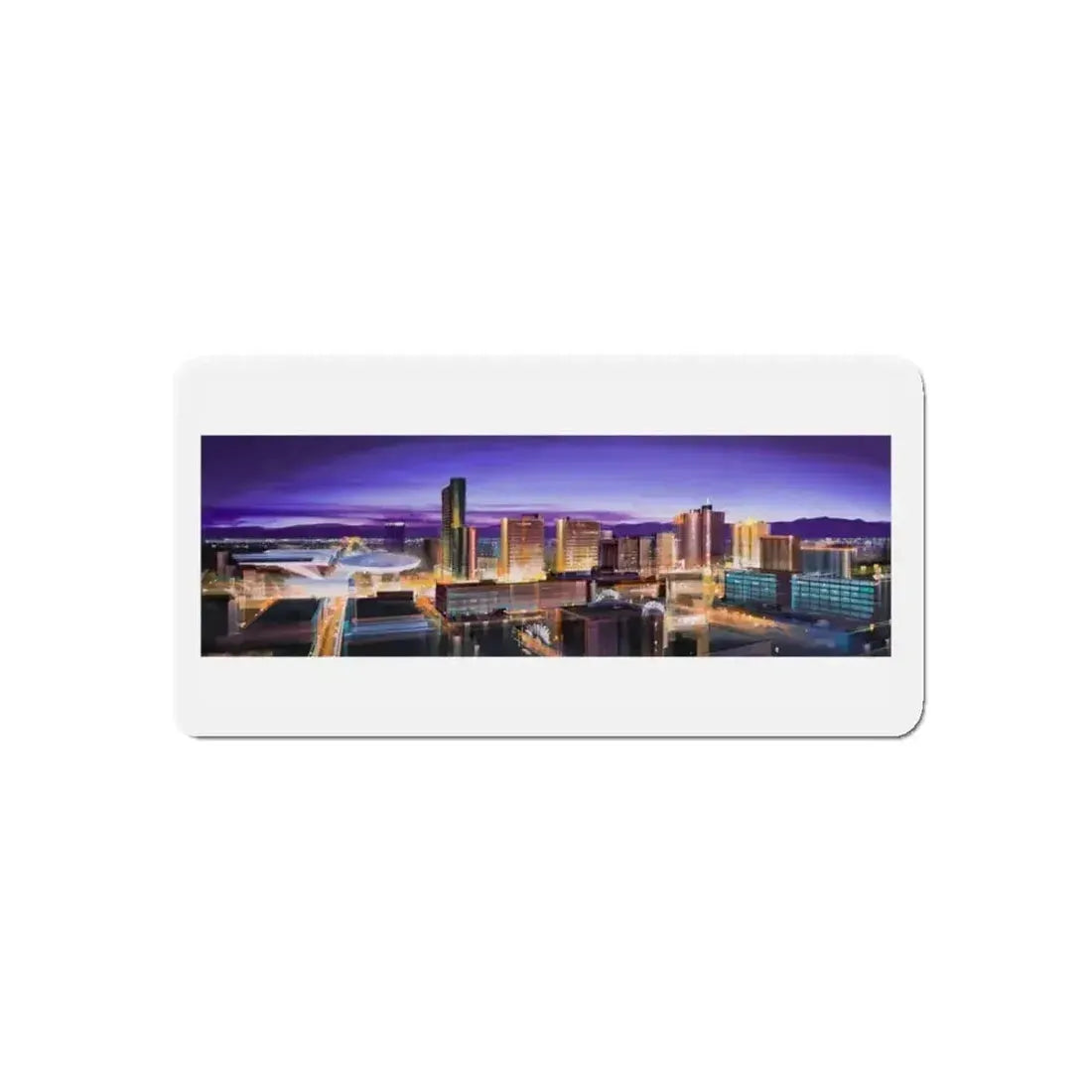 Cityscape (Magazine Illustration) Refrigerator Magnet - The Sticker Space