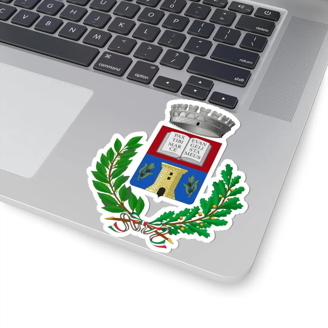 Civezza-Stemma (Italy) (Coat of Arms) STICKER Vinyl Kiss-Cut Decal - The Sticker Space