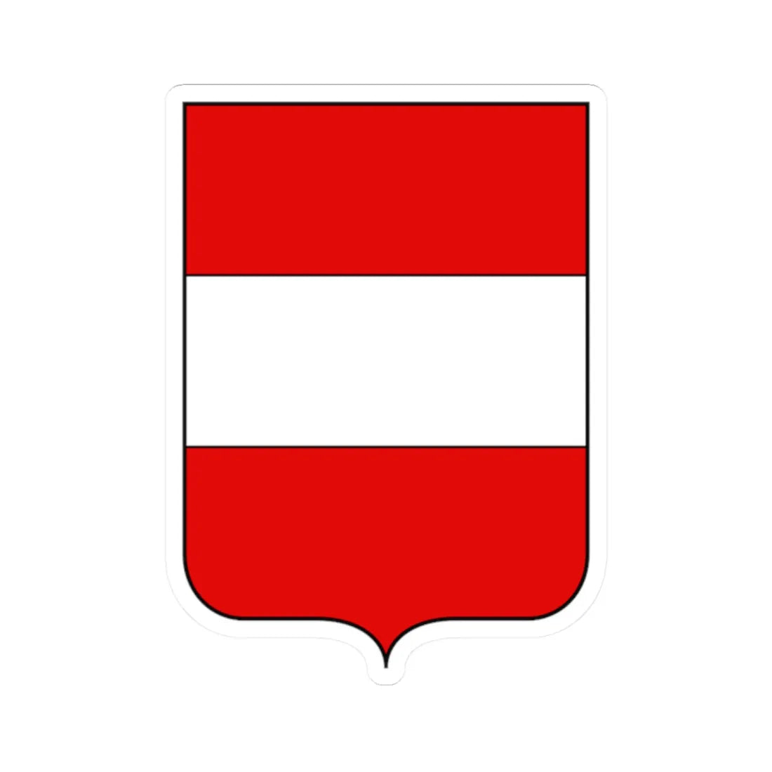 Cividale del Friuli-CoA (Italy) (Coat of Arms) STICKER Vinyl Kiss-Cut Decal 2 Inch White - The Sticker Space