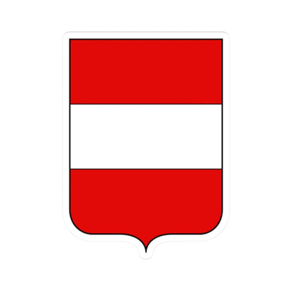 Cividale del Friuli-CoA (Italy) (Coat of Arms) STICKER Vinyl Kiss-Cut Decal 2 Inch White - The Sticker Space