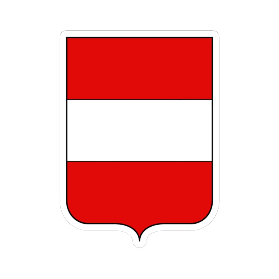 Cividale del Friuli-CoA (Italy) (Coat of Arms) STICKER Vinyl Kiss-Cut Decal 3 Inch White - The Sticker Space