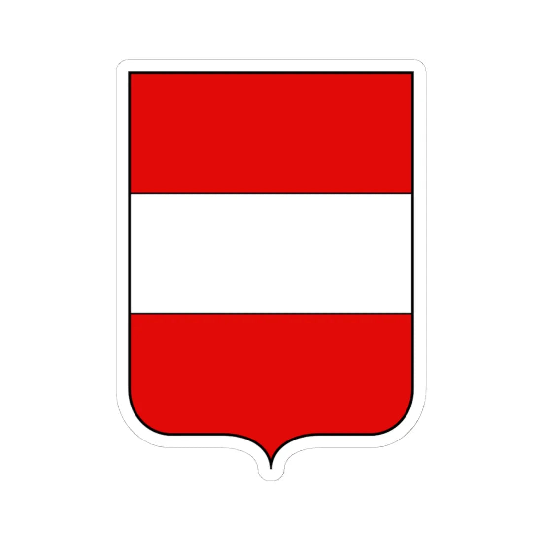 Cividale del Friuli-CoA (Italy) (Coat of Arms) STICKER Vinyl Kiss-Cut Decal 4 Inch White - The Sticker Space