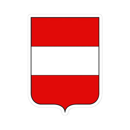 Cividale del Friuli-CoA (Italy) (Coat of Arms) STICKER Vinyl Kiss-Cut Decal 4 Inch White - The Sticker Space