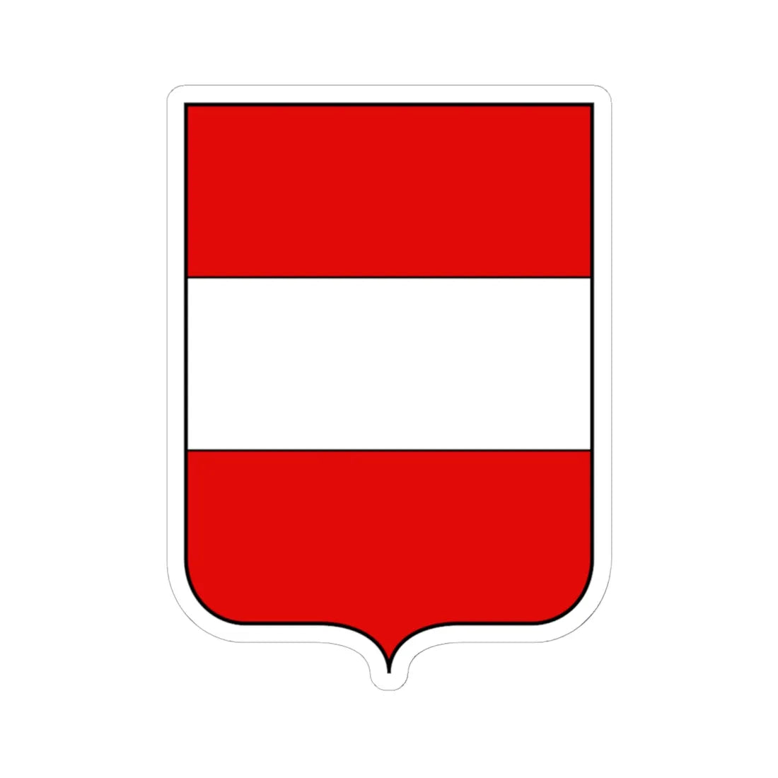 Cividale del Friuli-CoA (Italy) (Coat of Arms) STICKER Vinyl Kiss-Cut Decal 6 Inch White - The Sticker Space