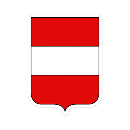 Cividale del Friuli-CoA (Italy) (Coat of Arms) STICKER Vinyl Kiss-Cut Decal 6 Inch White - The Sticker Space