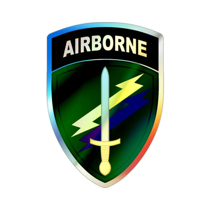 Civil Affairs and Psychological Operations Command Airborne (U.S. Army) Holographic STICKER Die-Cut Vinyl Decal-2 Inch-The Sticker Space