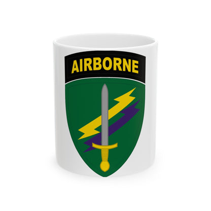 Civil Affairs and Psychological Operations Command Airborne (U.S. Army) White Coffee Mug-11oz-The Sticker Space