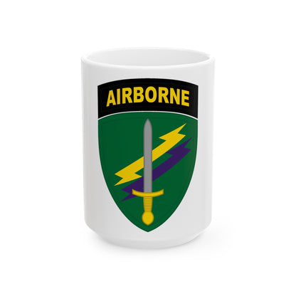 Civil Affairs and Psychological Operations Command Airborne (U.S. Army) White Coffee Mug-15oz-The Sticker Space