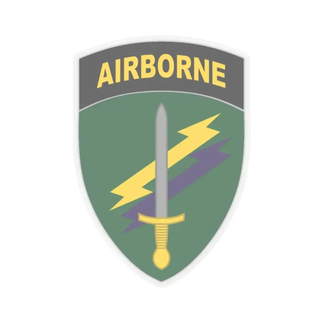 Civil Affairs and Psychological Operations Command Airborne (U.S. Army) STICKER Vinyl Kiss-Cut Decal 2 Inch Transparent - The Sticker Space