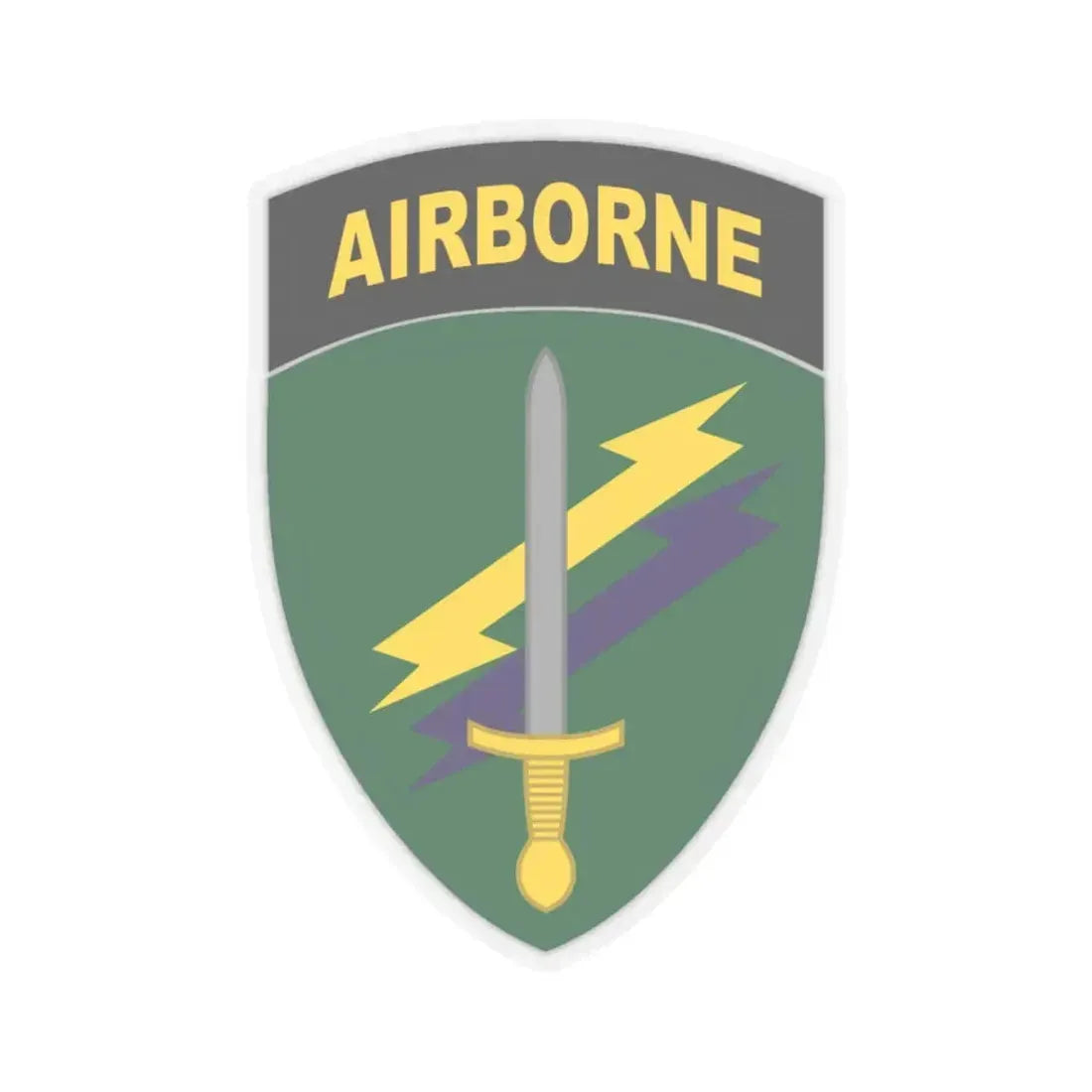 Civil Affairs and Psychological Operations Command Airborne (U.S. Army) STICKER Vinyl Kiss-Cut Decal 3 Inch Transparent - The Sticker Space