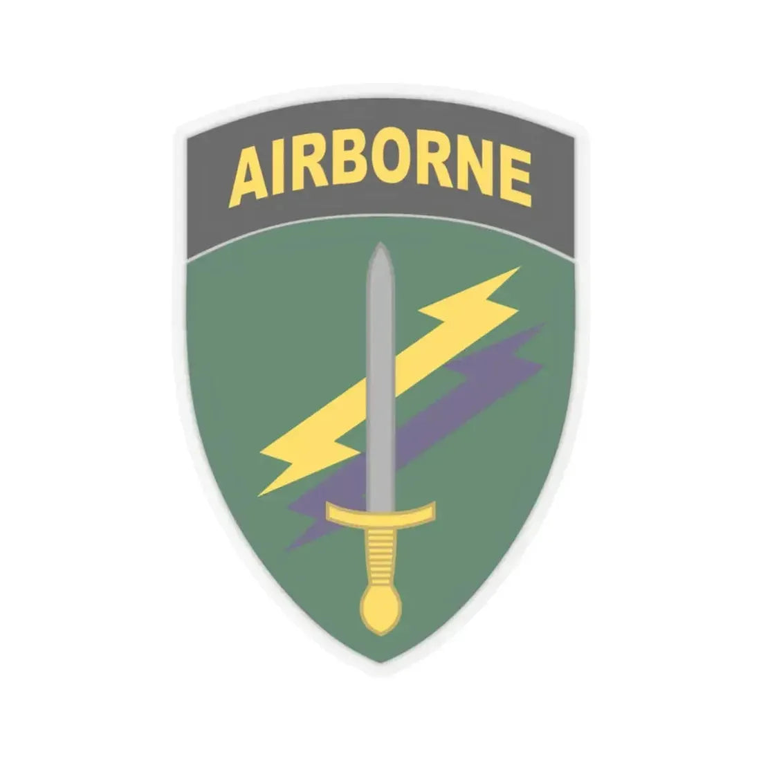 Civil Affairs and Psychological Operations Command Airborne (U.S. Army) STICKER Vinyl Kiss-Cut Decal 4 Inch Transparent - The Sticker Space