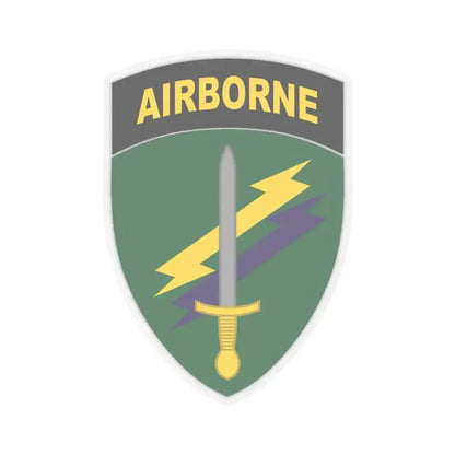 Civil Affairs and Psychological Operations Command Airborne (U.S. Army) STICKER Vinyl Kiss-Cut Decal 4 Inch Transparent - The Sticker Space