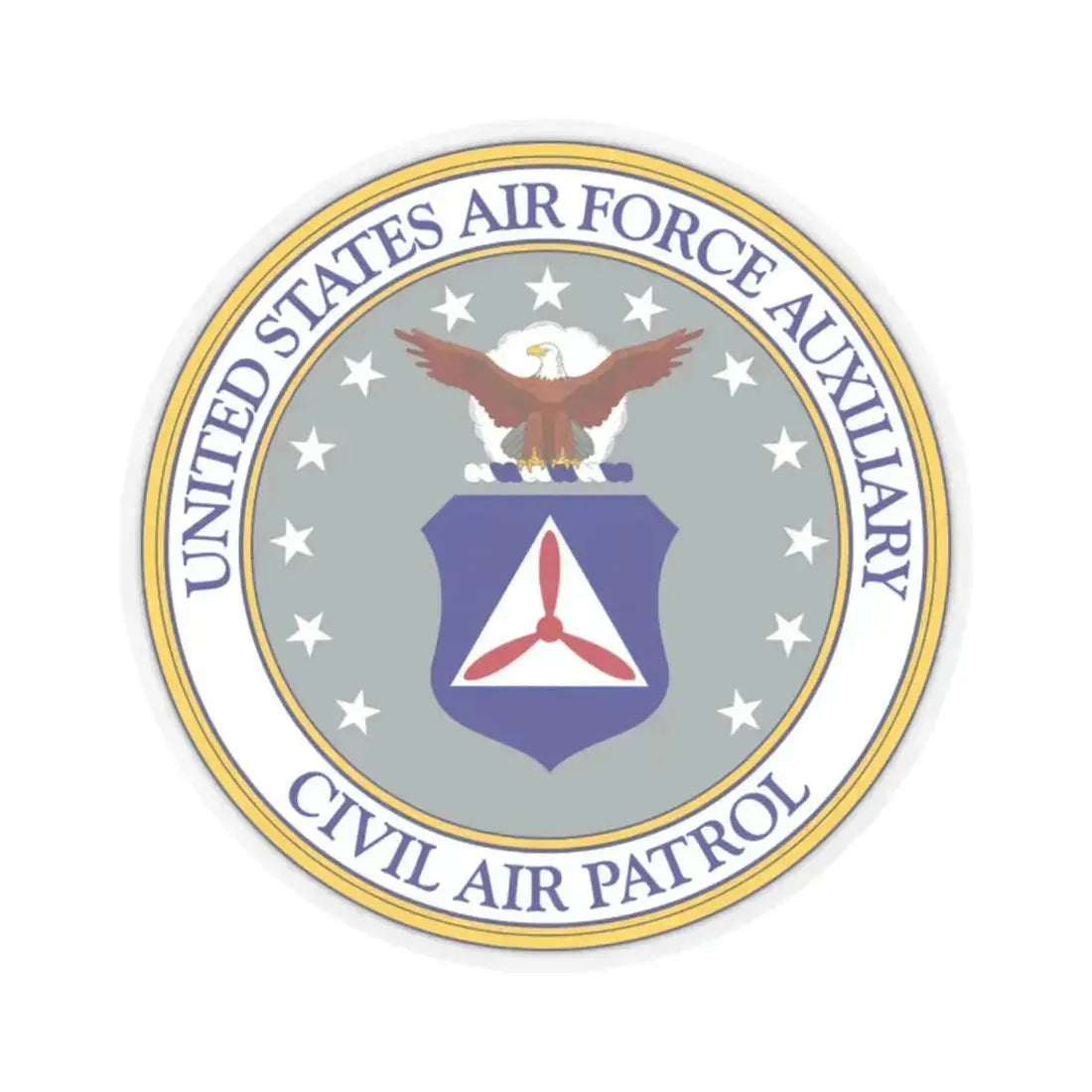 Civil Air Patrol - STICKER Vinyl Kiss-Cut Decal 2 Inch Transparent - The Sticker Space