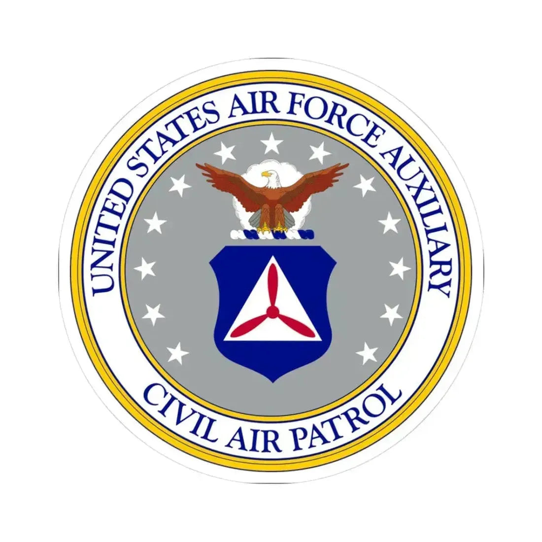 Civil Air Patrol - STICKER Vinyl Kiss-Cut Decal 3 Inch White - The Sticker Space