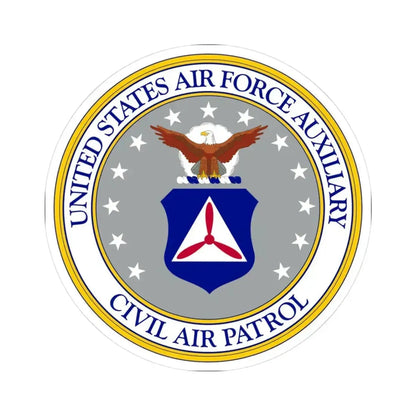Civil Air Patrol - STICKER Vinyl Kiss-Cut Decal 3 Inch White - The Sticker Space