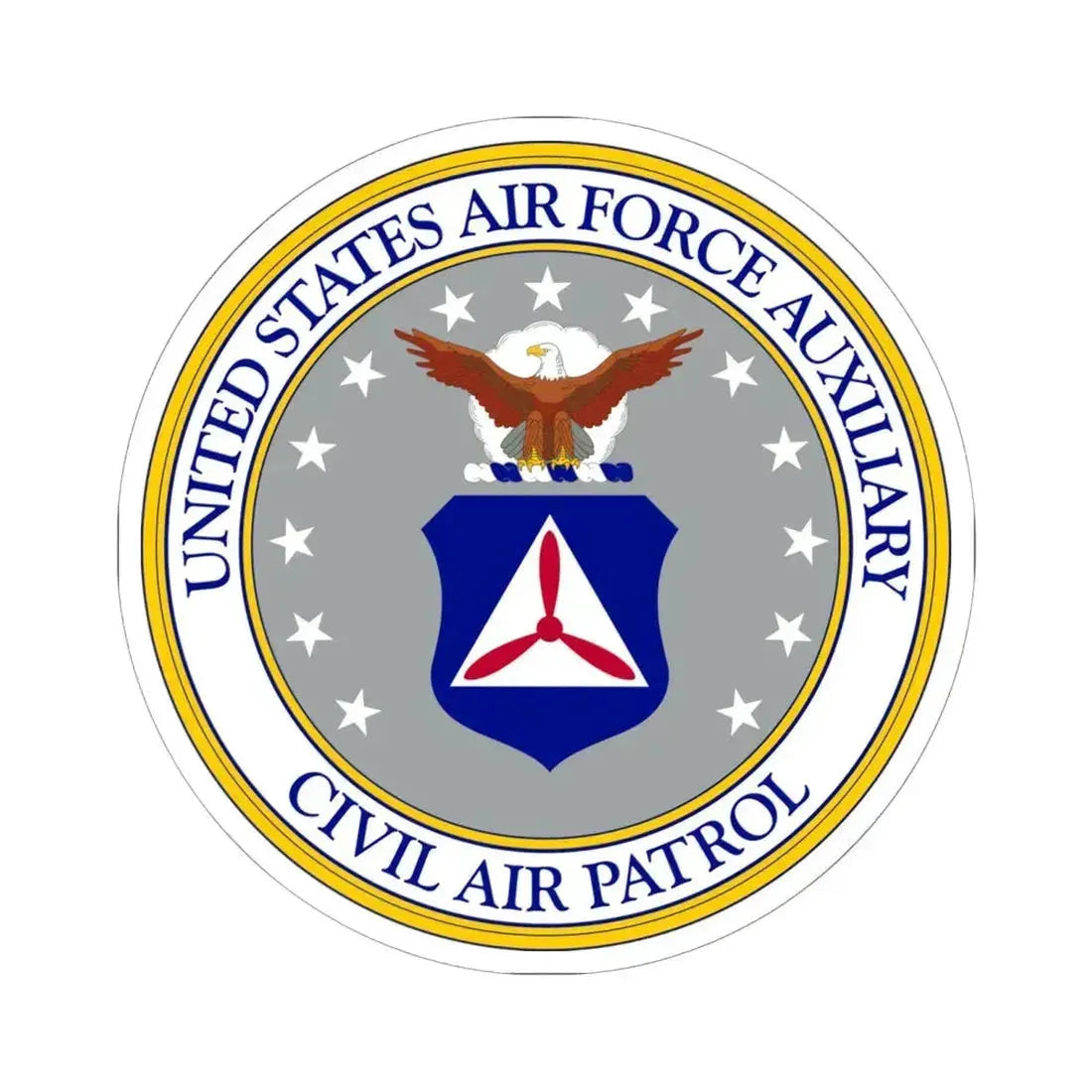 Civil Air Patrol - STICKER Vinyl Kiss-Cut Decal 6 Inch White - The Sticker Space