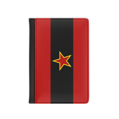 Civil Ensign of Albania 1945 to 1992 - Passport Holder-3.9" x 5.8"-The Sticker Space