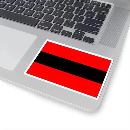 Civil Ensign of Albania 3-2 (Albania) STICKER Vinyl Kiss-Cut Decal - The Sticker Space
