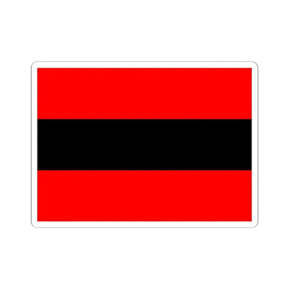 Civil Ensign of Albania (Albania) STICKER Vinyl Kiss-Cut Decal 2 Inch White - The Sticker Space