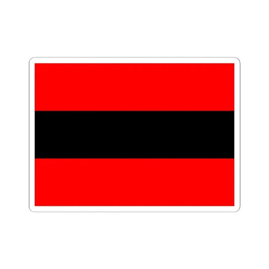 Civil Ensign of Albania (Albania) STICKER Vinyl Kiss-Cut Decal 2 Inch White - The Sticker Space