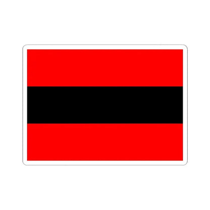 Civil Ensign of Albania (Albania) STICKER Vinyl Kiss-Cut Decal 4 Inch White - The Sticker Space