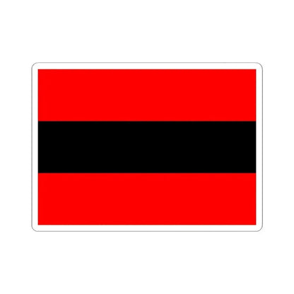 Civil Ensign of Albania (Albania) STICKER Vinyl Kiss-Cut Decal 6 Inch White - The Sticker Space