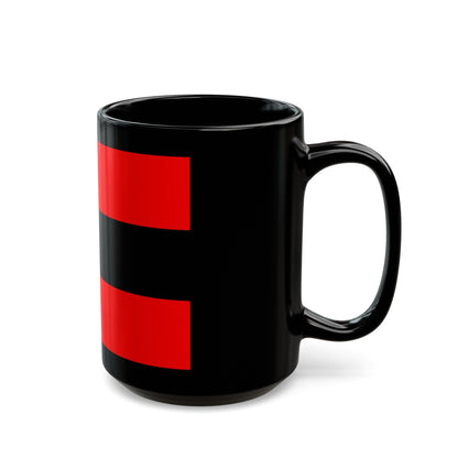 Civil Ensign of Albania - Black Coffee Mug-The Sticker Space