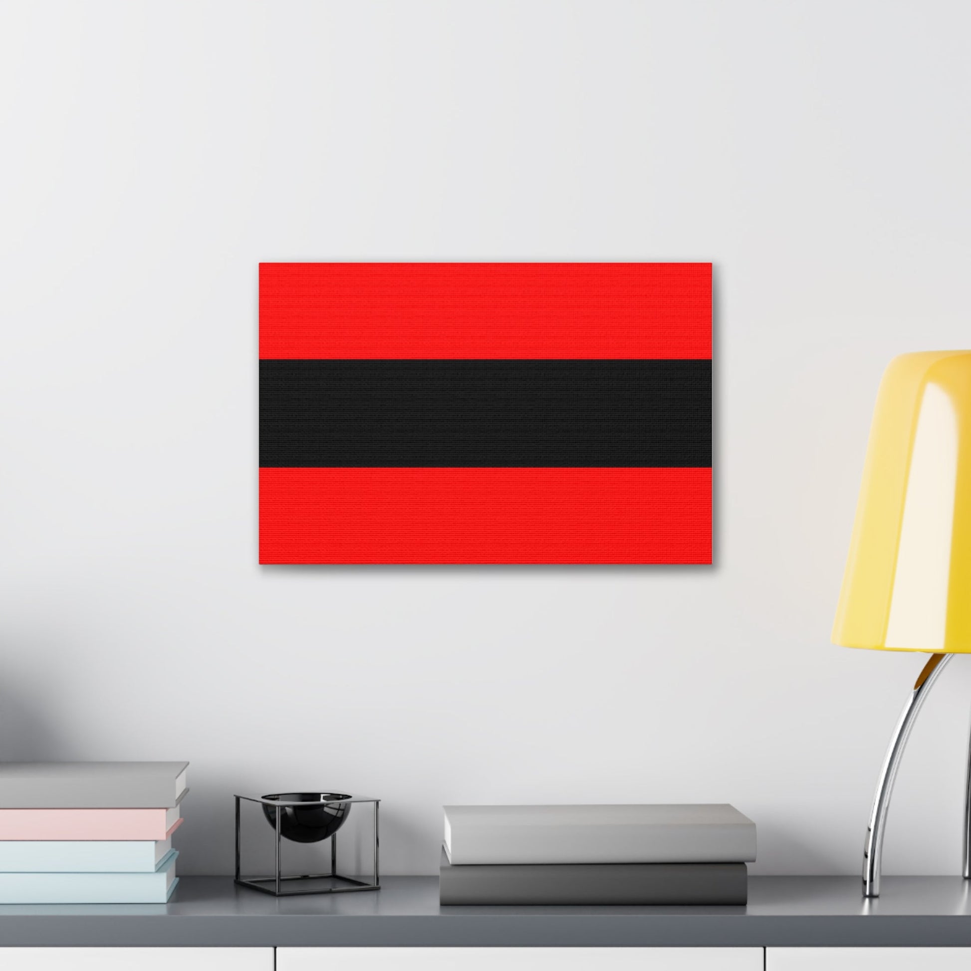 Civil Ensign of Albania - Canvas Wall Art-The Sticker Space