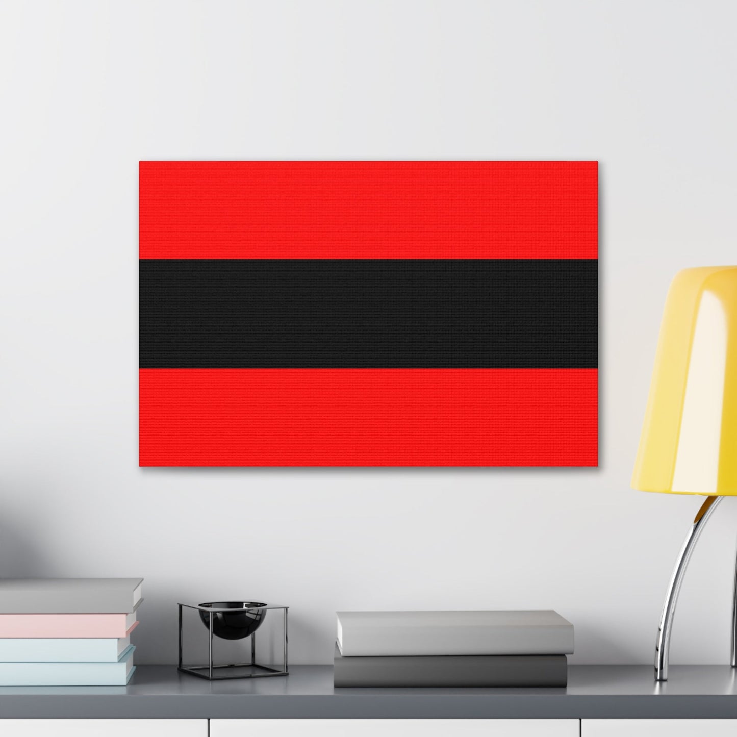 Civil Ensign of Albania - Canvas Wall Art-The Sticker Space