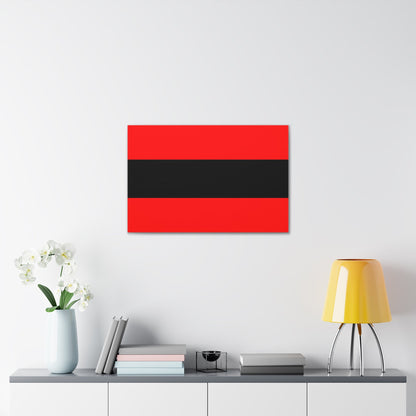 Civil Ensign of Albania - Canvas Wall Art-The Sticker Space