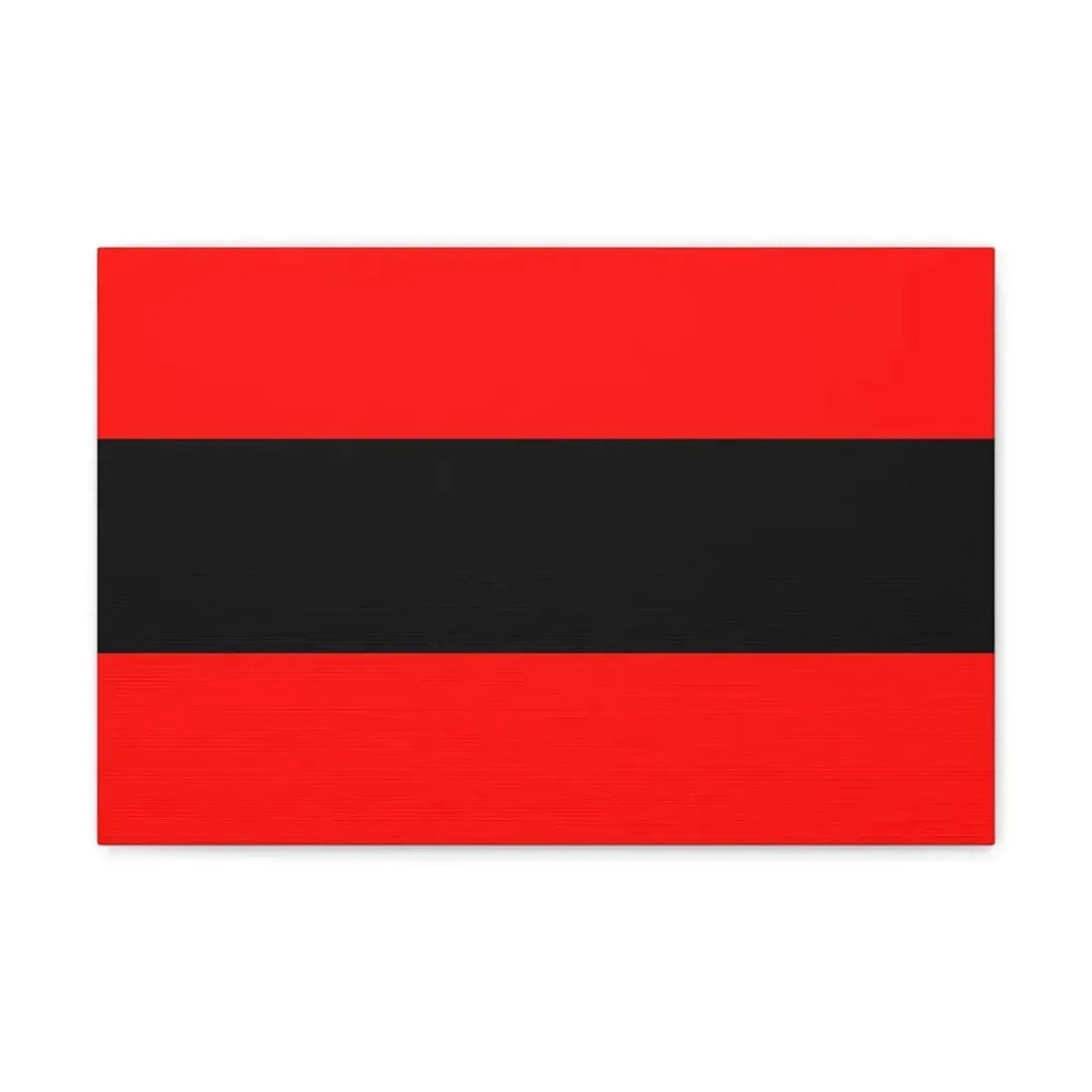 Civil Ensign of Albania - Canvas Wall Art 18″ x 12″ 1.25" - The Sticker Space