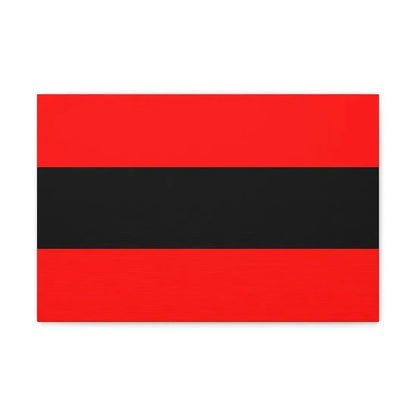 Civil Ensign of Albania - Canvas Wall Art 18″ x 12″ 1.25" - The Sticker Space